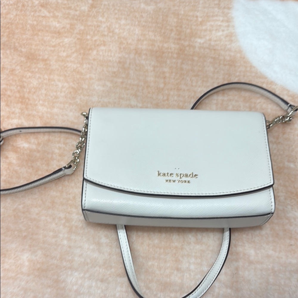 Kate Spade White Crossbody Bag